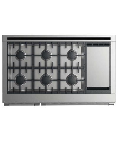 48" DCS Dual Fuel Range With 6 Burners And Griddle - RDV2486GDN