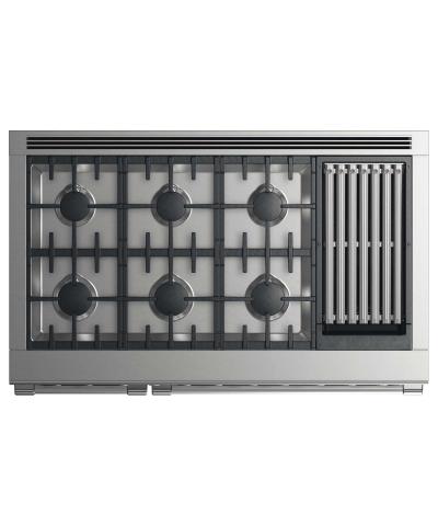 48" DCS Dual Fuel Range 6 Burners With Grill - RDV2486GLL