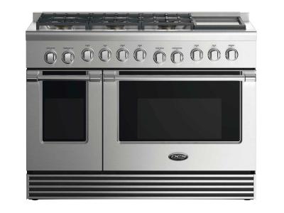 48" DCS Gas Range With 6 Burners And Griddle - RGV2486GDL