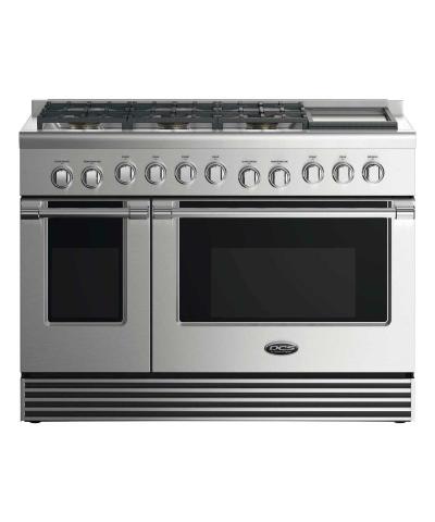 48" DCS Gas Range With 6 Burners And Griddle - RGV2486GDN