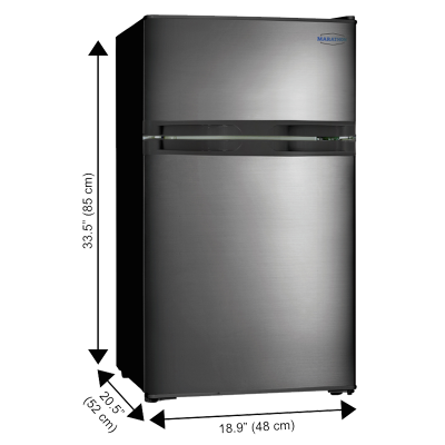 19" Marathon Compact Refrigerator - MCR31BLS