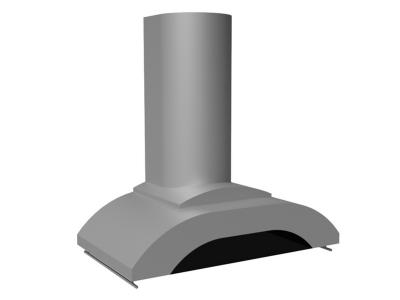 36" Vent-A-Hood Premuim Power Lung V-Line Wall Mounted Range Hood - GTHK36SS