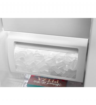 42" KithenAid 25.5 Cu. Ft. Built-In Side by Side Refrigerator With PrintShield Finish - KBSN602EBS
