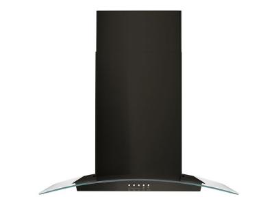 30" Whirlpool Concave Glass Wall Mount Range Hood - WVW51UC0HV