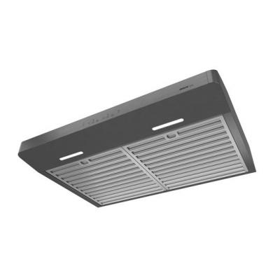 30" Broan Elite 600 CFM Undercabinet Range Hood In Black Stainless Steel - ERLE130BLS