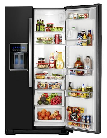Whirlpool 36-inch Wide Side-by-Side Counter Depth Refrigerator with StoreRight Dual Cooling System - 20 cu. ft. - WRS970CIDE