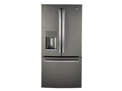 33" GE Profile 17.5 Cu. Ft. Counter Depth French Door Ice And Water Refrigerator - PYE18HMLKES