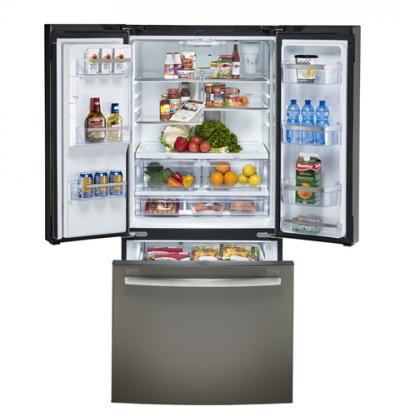 33" GE Profile 23.5 Cu. Ft. French Door Bottom-Mount With Space Saving Icemaker - PFE24HMLKES