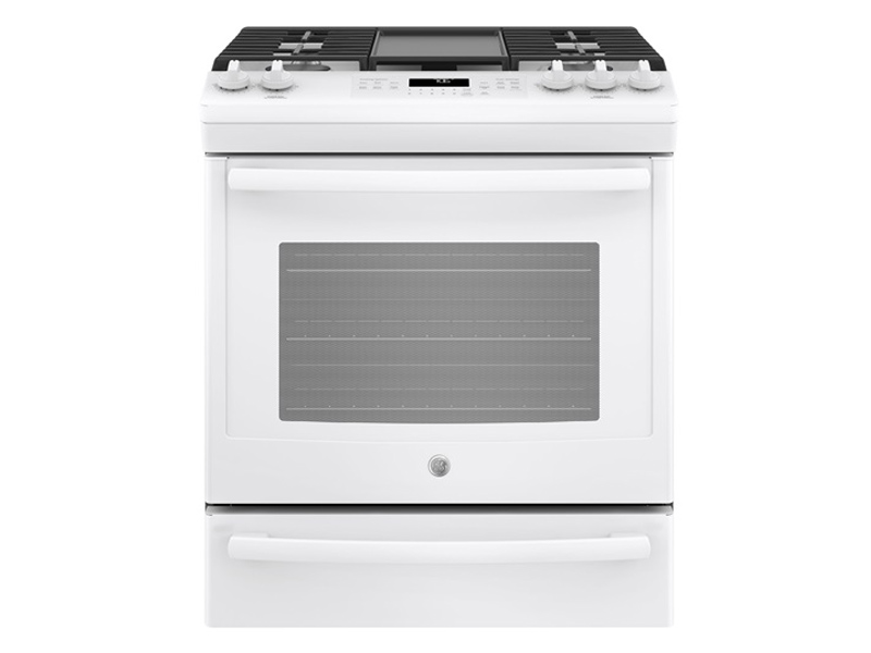 GE 30 in. 5.6 cu. ft. Slide-In Gas Range with Self-Cleaning