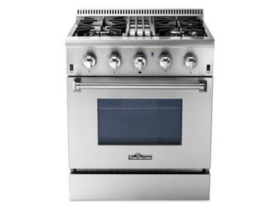 30" ThorKitchen Professional Dual Fuel Range In Stainless Steel - HRD3088U
