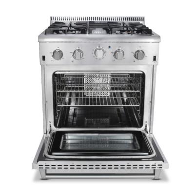 30" ThorKitchen Professional Dual Fuel Range In Stainless Steel - HRD3088U