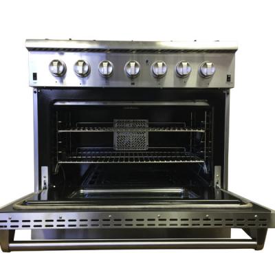 36" ThorKitchen Professional Dual Fuel Range In Stainless Steel - HRD3606U
