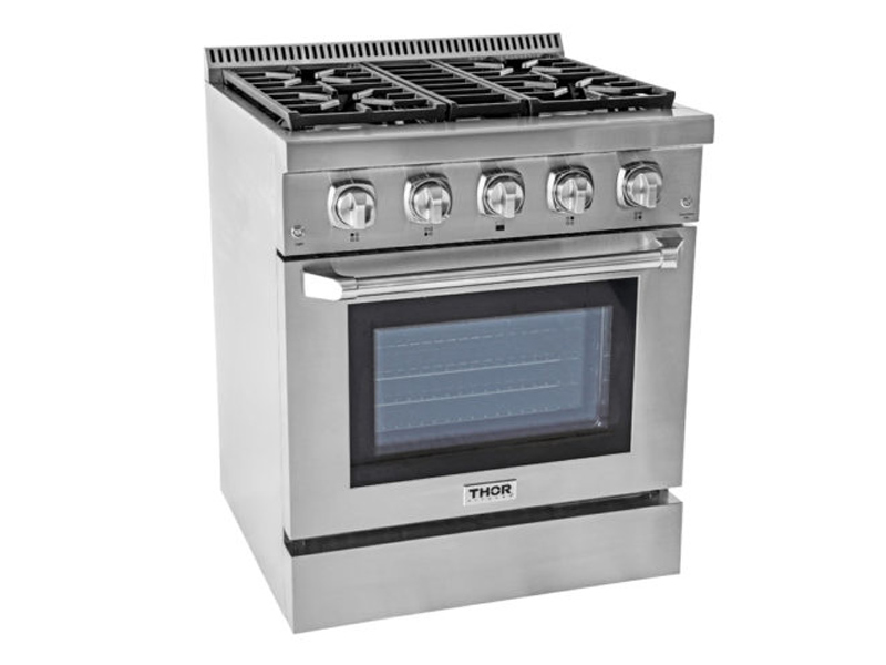 ThorKitchen TKD3001U 30" 4.2 Cu. Ft. Professional Dual Fuel Range In