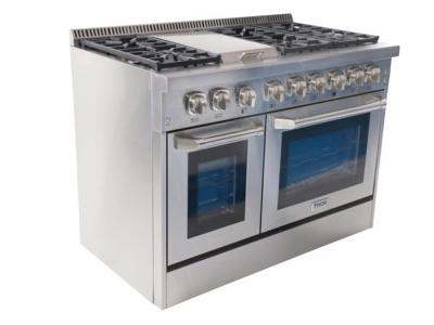 48" ThorKitchen Professional Dual Fuel Range In Stainless Steel - TKD4801U