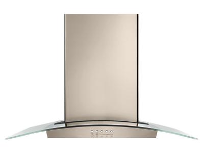 30" Whirlpool Modern Glass Wall Mount Range Hood - WVWA5UC0HN