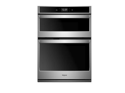 30" Whirlpool 6.4 cu. ft. Smart Combination Wall Oven with Microwave Convection - WOC97EC0HZ