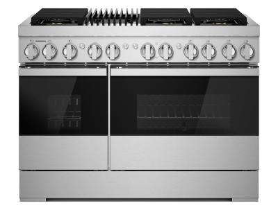 48" Jenn-Air Noir Dual-Fuel Professional Range - JDRP748HM