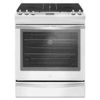 30" Whirlpool 5.8 Cu. Ft. Front Control Gas Range with EZ-2-Lift - WEG745H0FH