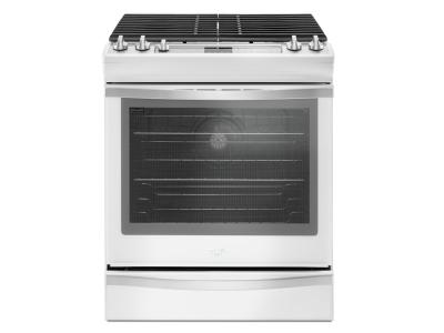 30" Whirlpool 5.8 Cu. Ft. Front Control Gas Range with EZ-2-Lift - WEG745H0FH