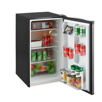 19" Marathon Deluxe 4.5 Cu.ft. Capacity Refrigerator in Black steel - MAR45BLS-1