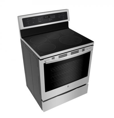 30" GE Profile Free Standing Induction Self Cleaning True Convection Range - PCHB920SMSS