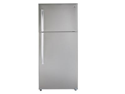 30" GE 18 Cu. Ft. Top-Freezer No-Frost Refrigerator - GTS18FSLSS