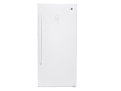 33" GE 21.3 Cu. Ft. Frost Free Upright Freezer - FUF21SMRWW