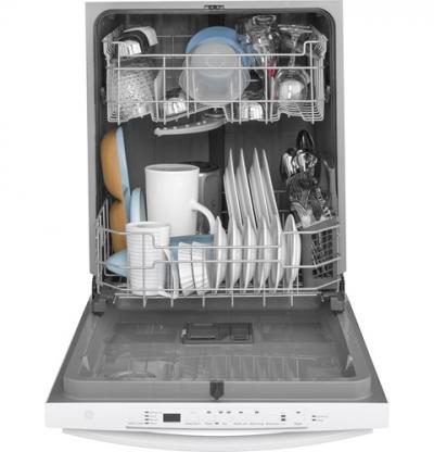 24" GE Built-In Tall Tub Dishwasher with Hidden Controls - GDT605PGMWW