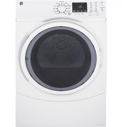 27" GE 7.5 Cu. Ft. Front Load Gas Dryer - GFD45GSMMWW