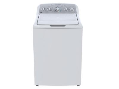 27" GE 4.9 (IEC) cu. ft. capacity Top Load Washer W/ Stainless Steel Drum - GTW485BMKWS