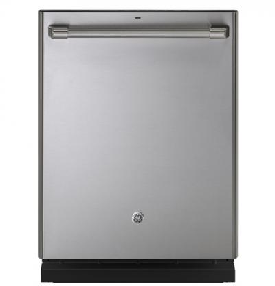 24" Café Stainless Interior Built-In Dishwasher with Hidden Controls - CDT866P2MS1