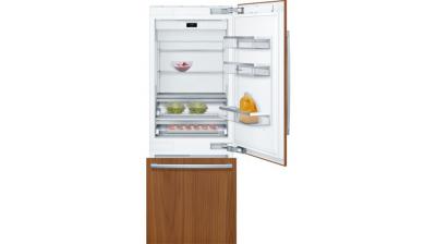 30" Bosch Benchmark Built-in Two Door Bottom Freezer Refrigerator with Home Connect - B30IB900SP