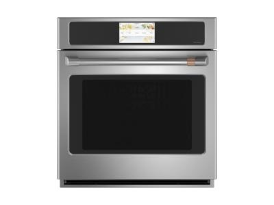 27" GE Café Built-In Single Electric Convection Single Wall Oven - CKS70DP2NS1
