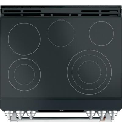 30" Café 5.7 Cu. Ft. Slide-In Front Control Radiant And Convection Range  - CCES700P3MD1
