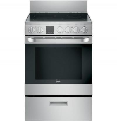 24" Haier  2.9 Cu. Ft. Electric Free-Standing Range  - QAS740RMSS