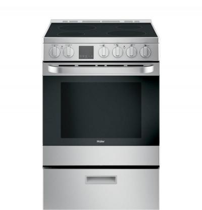 24" Haier  2.9 Cu. Ft. Electric Free-Standing Range  - QAS740RMSS