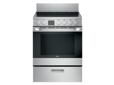 24" Haier  2.9 Cu. Ft. Electric Free-Standing Range  - QAS740RMSS