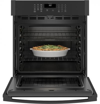 27" GE 4.3 Cu. Ft. Electric Self-Cleaning Single Wall Oven - JKS3000DNBB