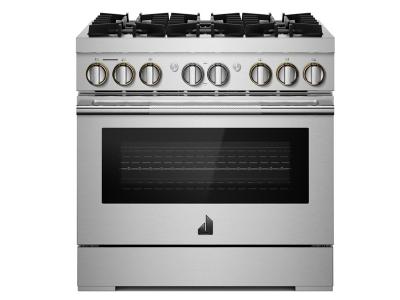 36" Jenn-Air Rise Dual-Fuel Professional-Style Range - JDRP436HL