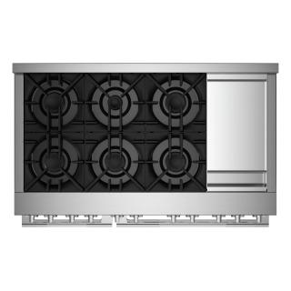 48" Jenn-Air Rise Gas Professional-Style Range With Chrome-Infused Griddle - JGRP548HL