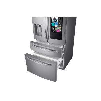 36" Samsung 28 cu. ft. French Door Refrigerator With 21.5” Touch Screen Family Hub - RF28R7551SR