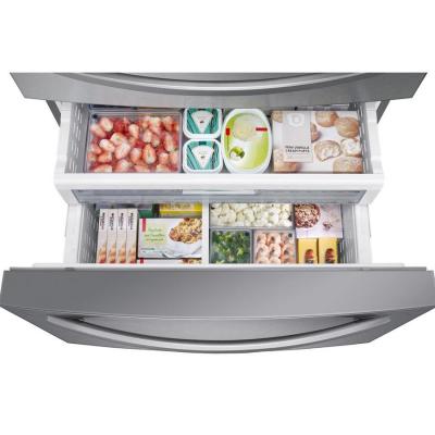 36" Samsung 28 cu. ft. French Door Refrigerator With 21.5” Touch Screen Family Hub - RF28R7551SR