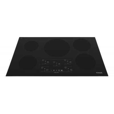 36" ThorKithen Induction Cooktop in Black With 5 Elements - HIC3601