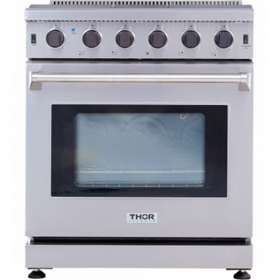 30" ThorKitchen 4.5 Cu. Ft. Professional Gas Range In Stainless Steel - LRG3001U