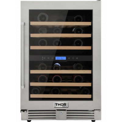 24" ThorKitchen Indoor/Outdoor Independent Dual Zone Wine Cooler - TWC2401DO