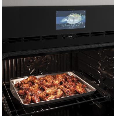 30" GE Profile 5.0 Cu. Ft. Built-in Convection Single Wall Oven In Stainless Steel - PTS9000SNSS