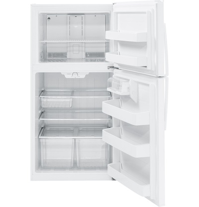 33" GE 21.2 Cu. Ft. Top-Freezer No-Frost Refrigerator - GTE21GTHWW