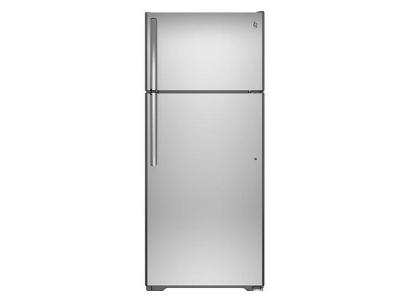 28" GE 17.5 Cu.Ft. Top-Freezer, Energy Star,Frost-Free Refrigerator - GTE18GSHSS