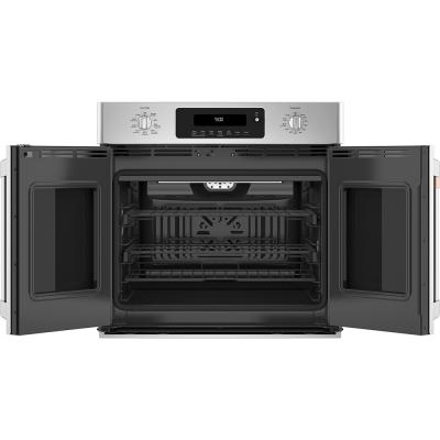 30" Café 5.0 Cu. Ft. Built-In French-Door Single Convection Wall Oven In Stainless Steel - CTS90FP2MS1