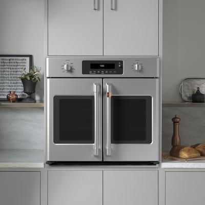 30" GE Café 5.0 Cu. Ft. Built-In French-Door Single Convection Wall Oven In Stainless Steel - CTS90FP2MS1